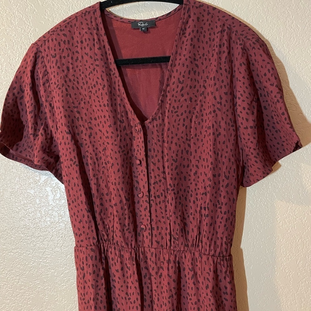 Rails Elegant Burgundy Button-Up Jumper - Picture 4 of 6